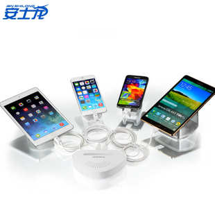 多口手机报警器报警器店手机体验一拖 底座配vivo展示防盗一拖八