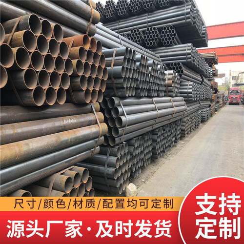 滤水管过滤器用直缝焊管钢铁管材直缝桥梁焊接工业滤水圆管镀锌管