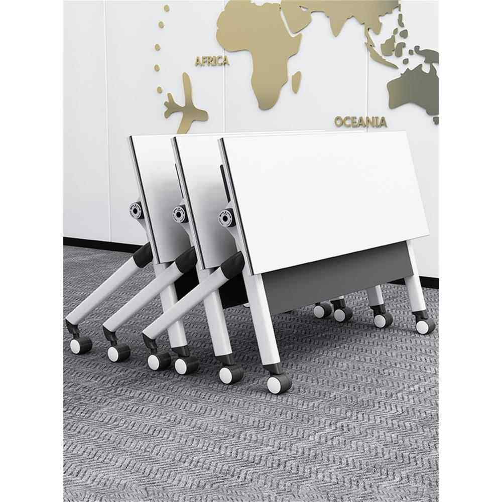 培训桌椅组合移动办公桌长条桌教育长沙拼接会议桌折叠培训桌课桌