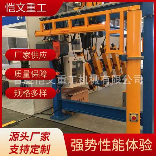 合肥厂家提供工程机械手动墙壁吊手动旋转无柱式墙壁吊销售
