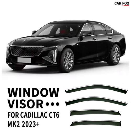 适用凯迪拉克CT6晴雨挡车窗挡雨板CADILLACCT62016Windowvisor