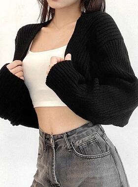 Open Front Solid Color WomenBolero Shrug Cardigan Cropped