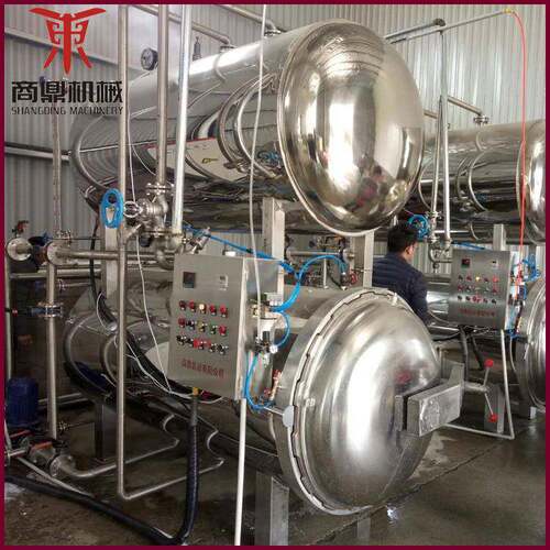 供应罐头高温高压食品杀菌锅 真空包装的熟食牛肉干高温灭菌釜