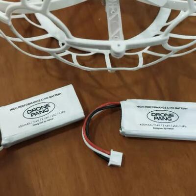 足球无人机锂电池2S450mAh7.4V/大容量配件200轴距飞北25C配件