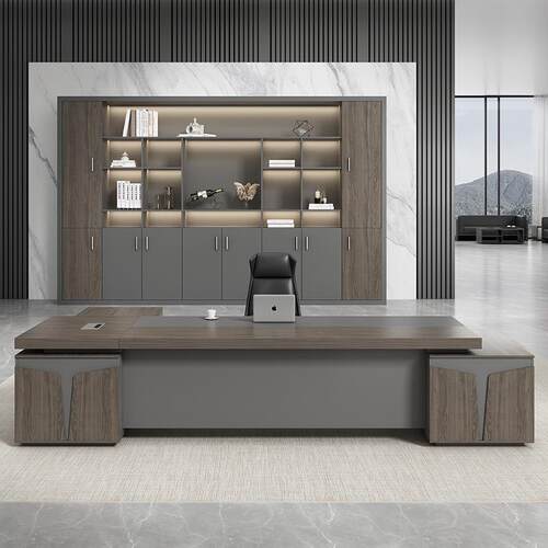 老板办公桌简约现代总裁桌经理桌椅组合大班台大气主管桌办公家具