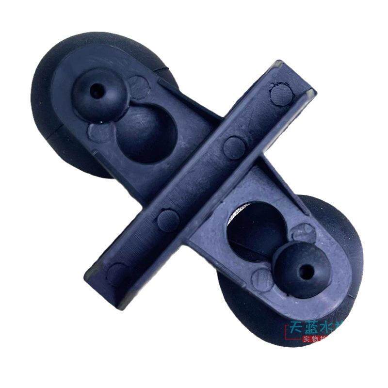 鱼缸玻璃吸盘夹隔板隔离夹水族网格板固定夹4底滤板隔断夹子6毫米