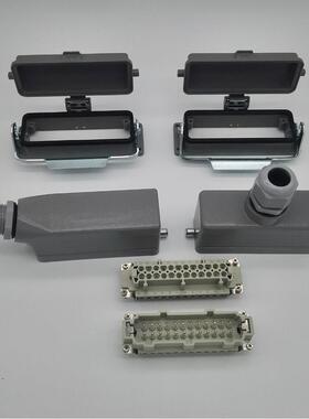 重载连接器矩形连接器热流道模具航空插头HDC-HE-024