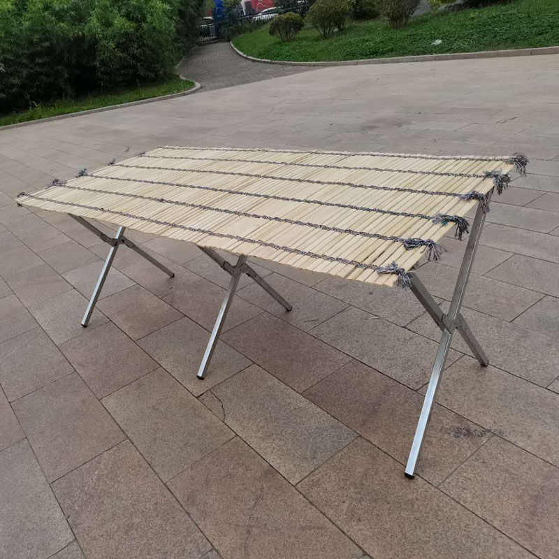 加厚摆地摊折叠货架子夜市便携伸缩多功能移动展示架竹席帘子包邮