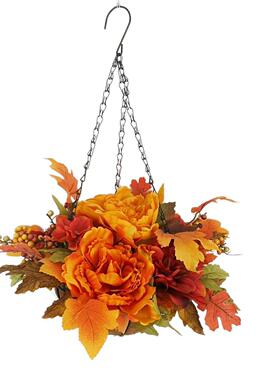 2025款新季丰秋CNF收节吊篮装饰仿农舍庭院真挂件