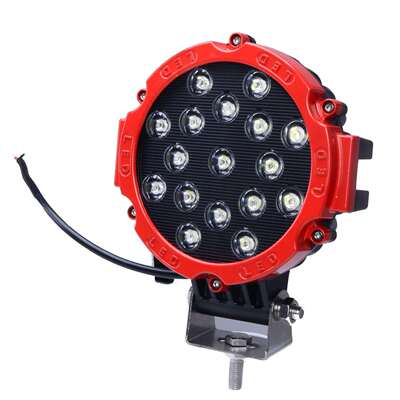 圆形51W工作灯 越野车灯 LED工程车灯 车照明灯货车灯12V/24v通用