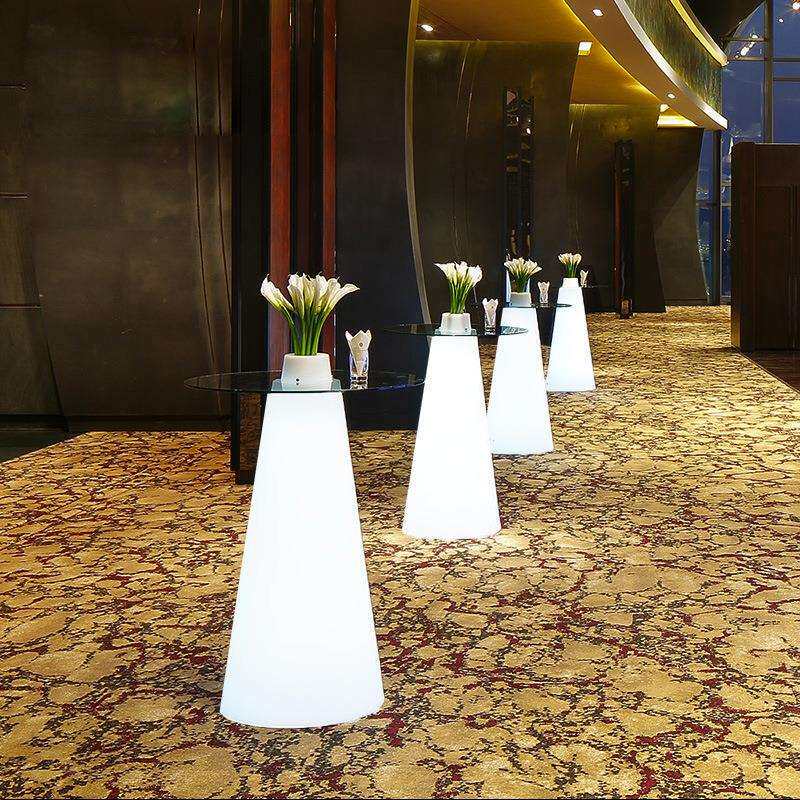 LED发光家具酒吧KTV派对夜场高鸡尾酒吧台户外奶茶店高脚桌椅