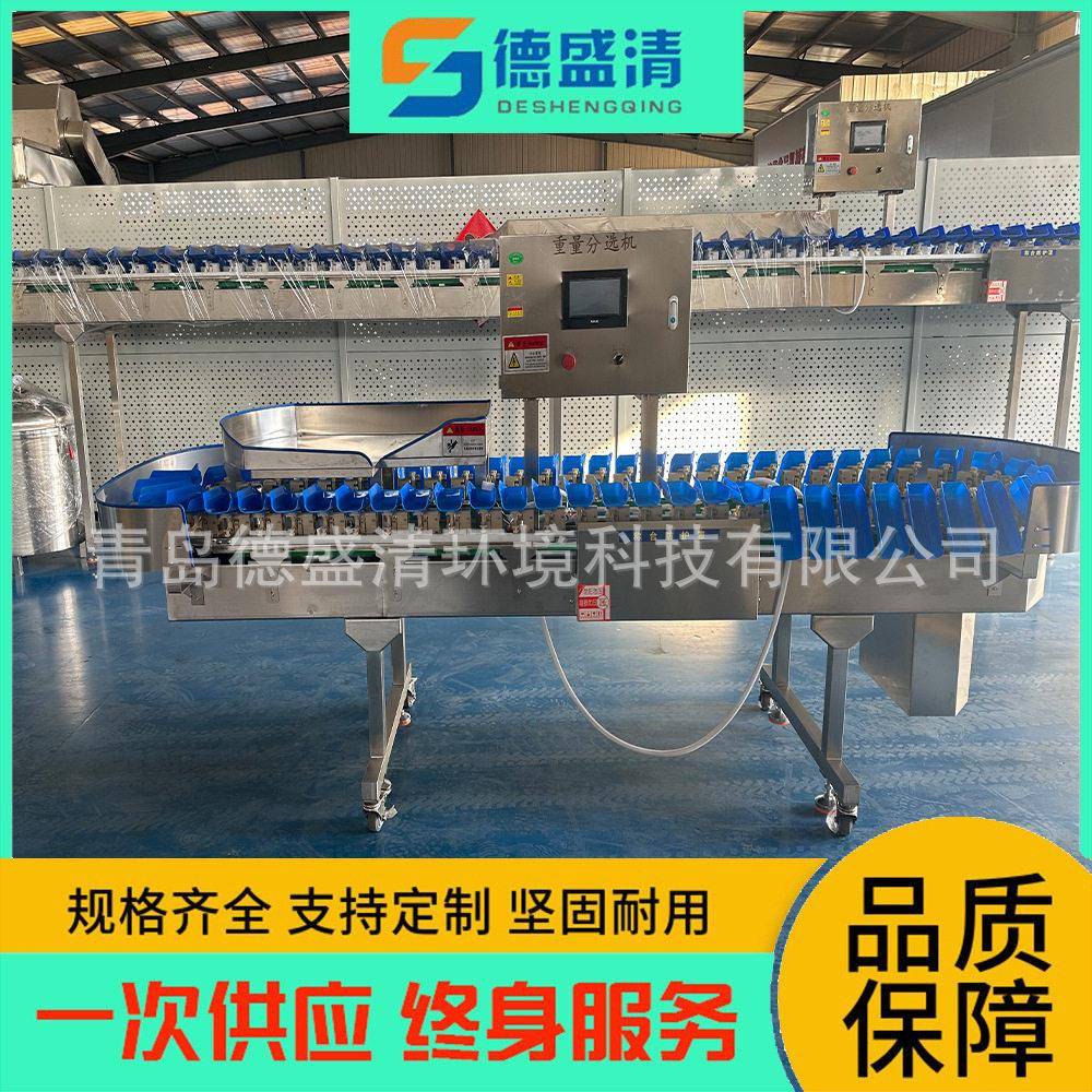 山东德盛清水果称重分选机苹果橙子冬枣芒果自动分级机