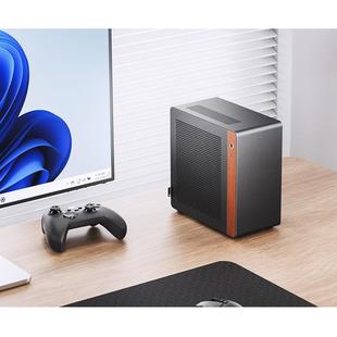 ITX铝合金外壳北美黑胡桃木迷你桌面机箱 NV10 Jonsbo乔思伯 N10