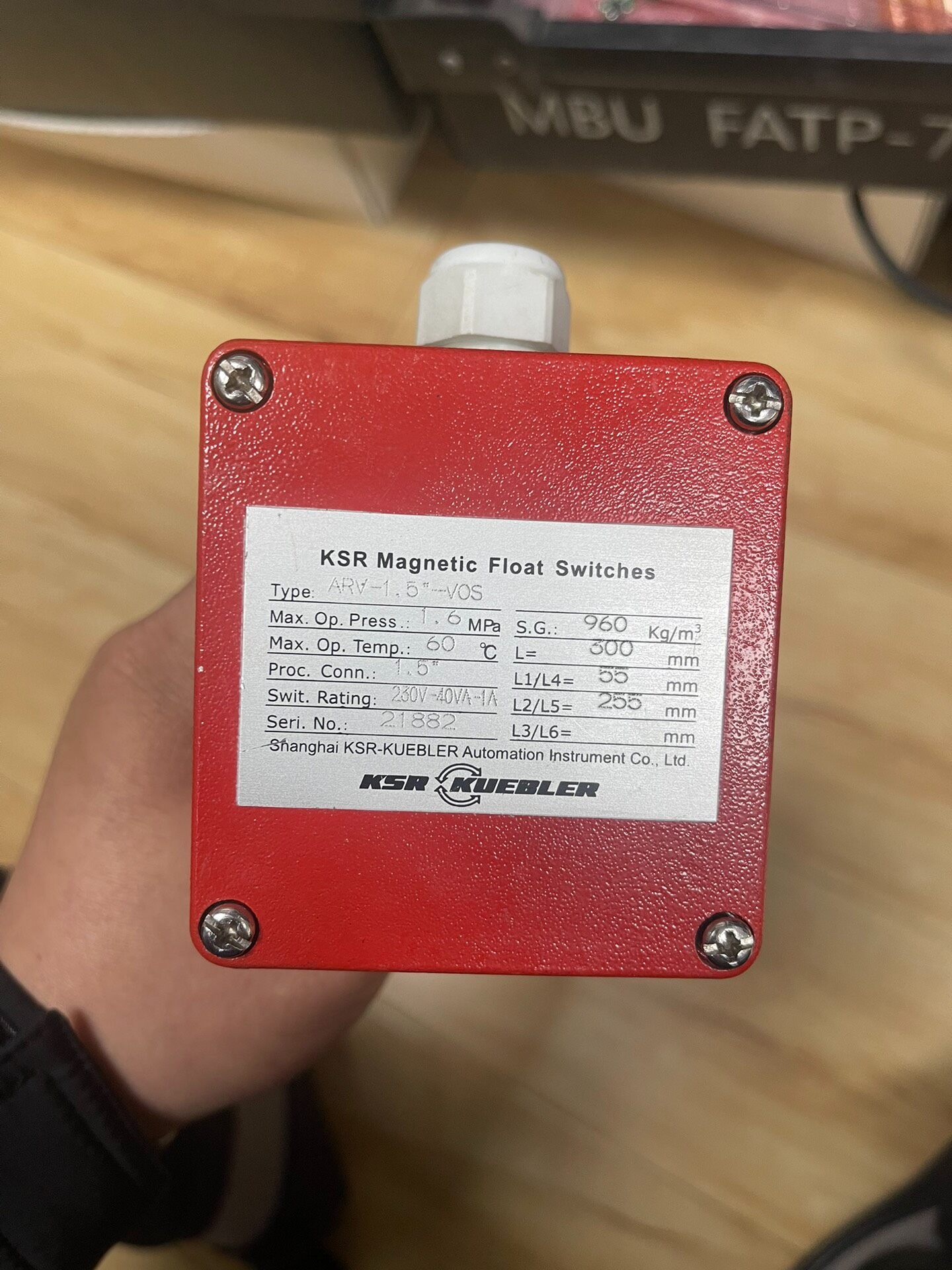 KSR KUEBLER 柯普乐液位计 ARV-1.5-VOS