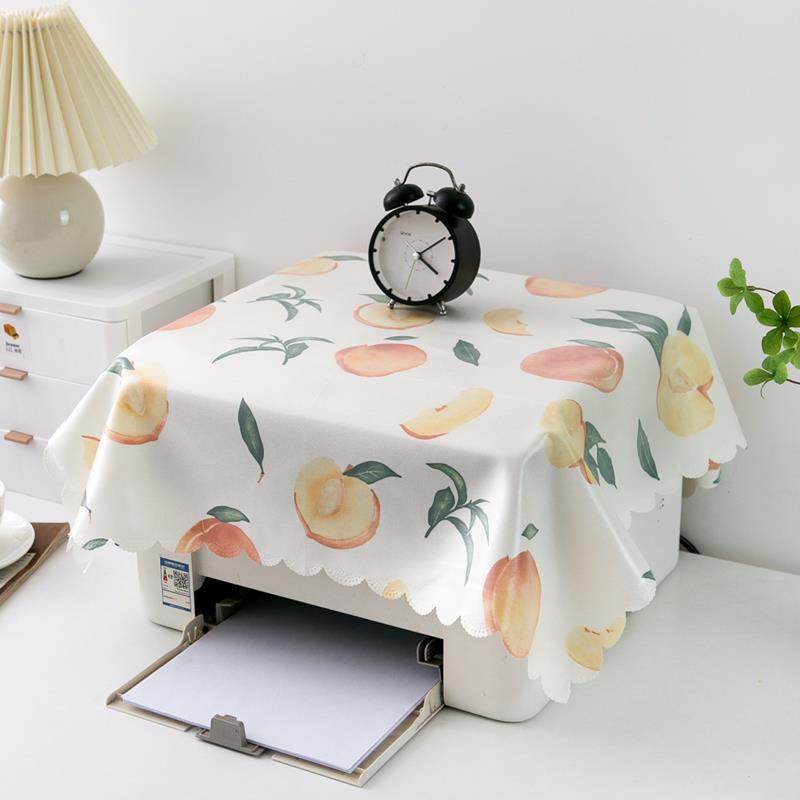 打印机防尘罩盖布床头柜盖巾布艺爱普生复印机投影仪遮灰空气炸锅