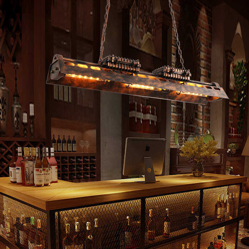 工业风吊灯创意个性loft复古怀旧餐厅办公室美式铁艺吊灯吧台灯具,家装灯饰光源,客厅吊灯,淘宝优惠券,粉丝福利购,淘宝优惠卷