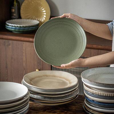 Japanese ceramic plates dish tray disc tableware set