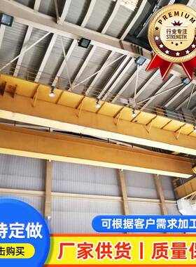 10吨双梁起重机 车间仓库用桥式行车无线遥控LH葫芦式双梁起重机