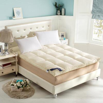 子酒床垫加厚折叠床褥羽店丝绒保民宿羽绒ABM软暖垫宿舍双人.5米.