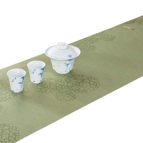 轻奢现代简约高端防水茶席垫子长条桌布茶台布艺茶桌茶盘垫布桌旗