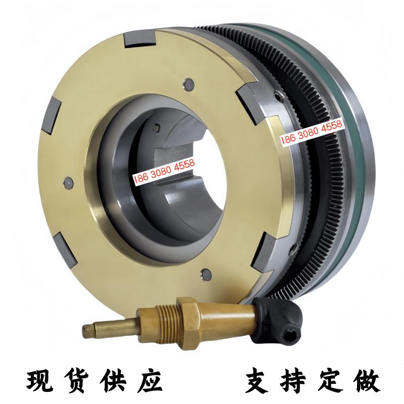 DLY0系列牙嵌式齿式电磁离合器DC24V滑环电刷供电现货支持定做