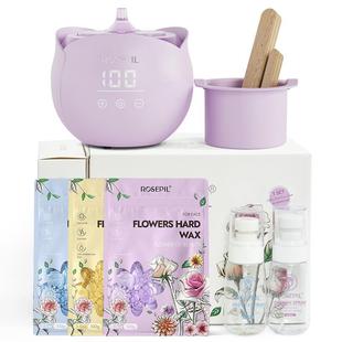 富海川脱毛蜜蜡花蕾融蜡机套装硬蜡朱蜡加热器打蜡机适用全身