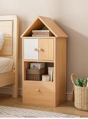 儿童柜落地置物架自由组合书架简易绘本书架70576家具收用儿童房