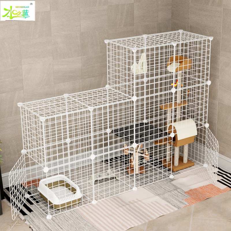 宠物栅栏围栏加粗固室内家用大自由空间中型猫笼子猫别墅