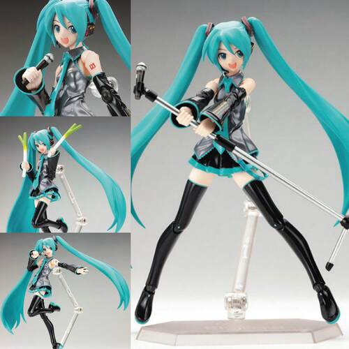 figma 014 虚拟歌手 葱娘 初音 可动人偶模型摆件 小手办摆件