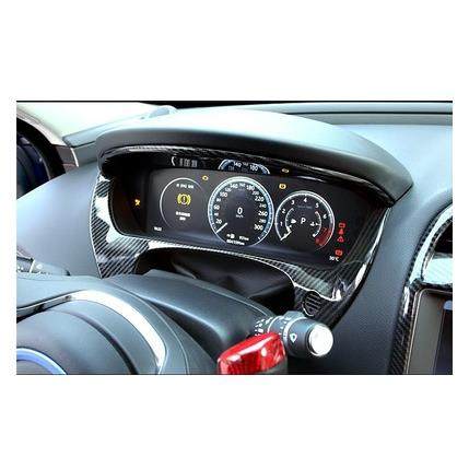 适用捷豹F-PACE仪表盘装饰框亮条贴片XEL改装XFL内饰贴片中控台亮