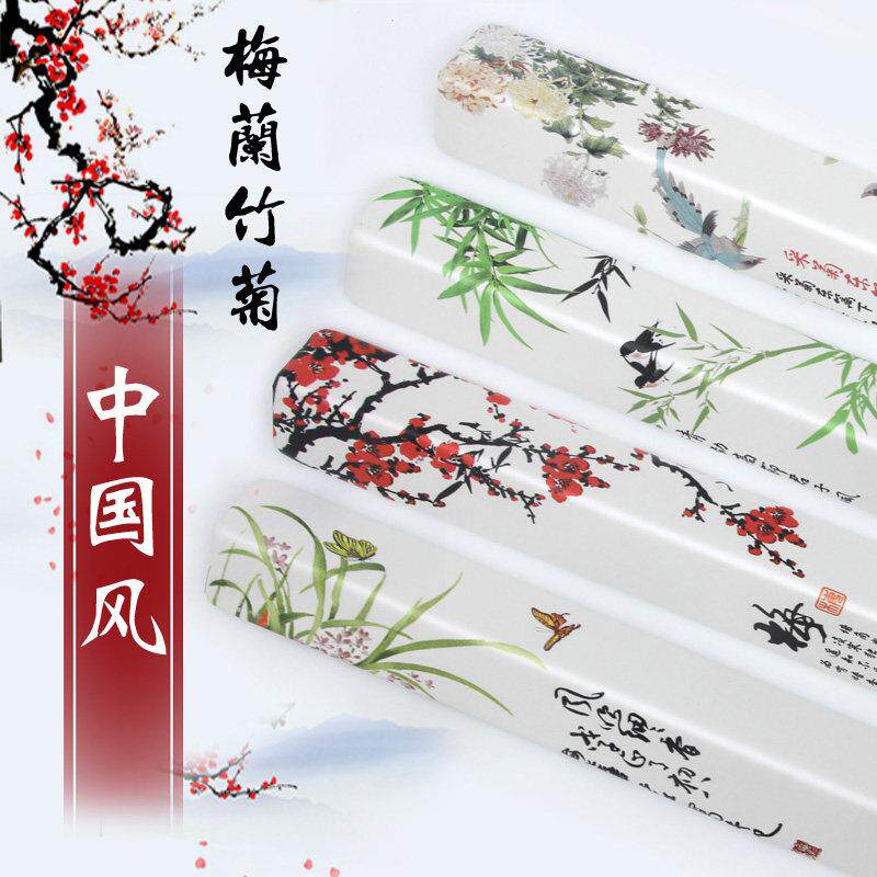 护角条墙角保护线条中国风软包梅兰竹菊水墨画防撞条装饰客厅自粘