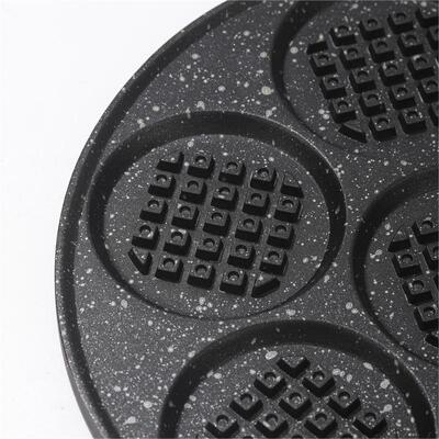 Outdoor Non-Stick Aluminum Alloy Flat Bottom Frying Pan Egg
