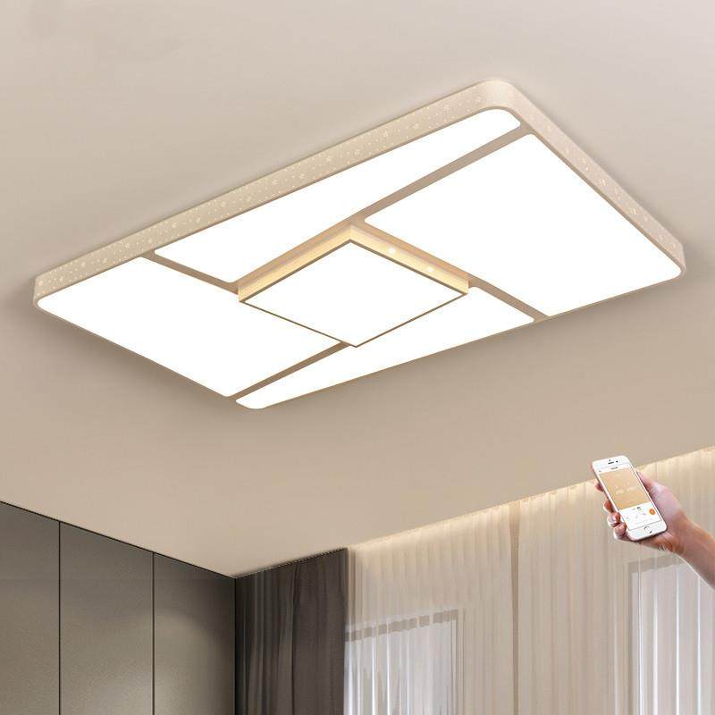 LED吸顶灯长方形大气客厅灯温馨卧室灯饰现代简约餐厅书房灯具