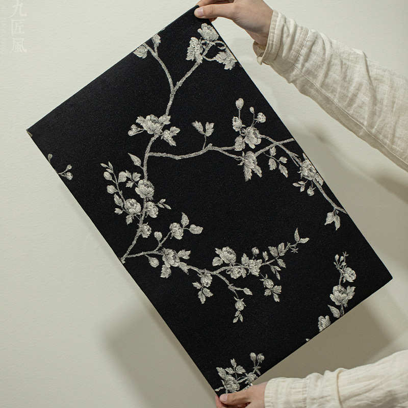 织锦刺绣茶席中式禅意梅花双面干泡垫高档布艺功夫茶具茶道配件