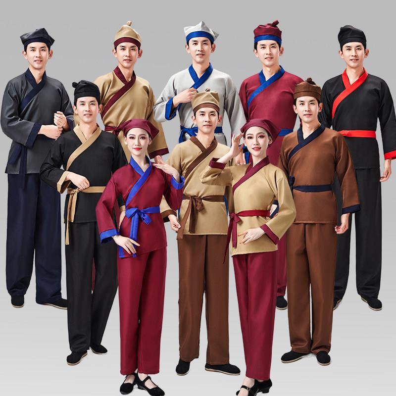 古装男宋朝农民秀才公子服装古代江南才子汉服古装影视剧演出服装