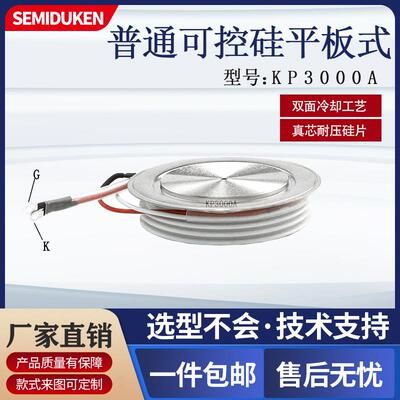 大功率晶闸管KP3000A1600V中频电炉可控硅KP3000A