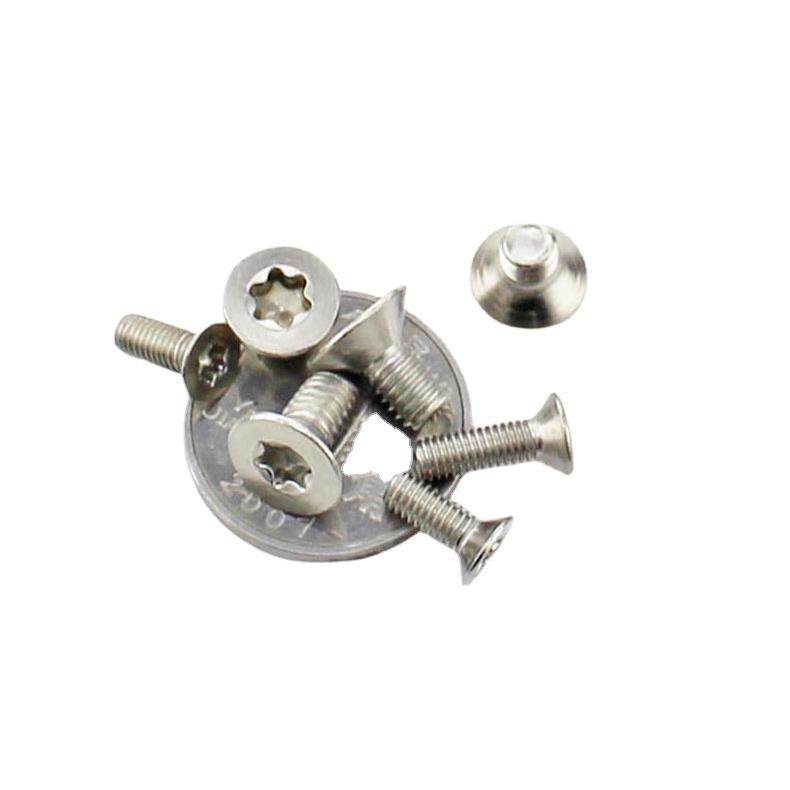 30M4不锈钢沉头内梅六花螺丝GB2674983内角梅花头防盗4螺丝钉2MM6