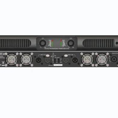专业D类1U600W双声道功放数字音频超重低音功放调控台大功率