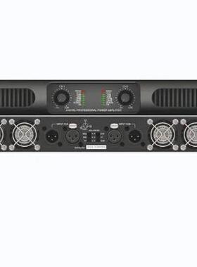 专业D类1U600W双声道功放数字音频超重低音功放调控台大功率