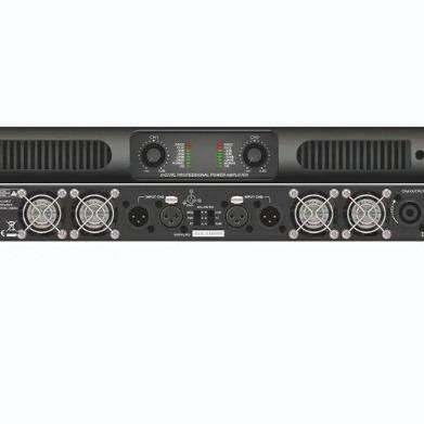 专业D类1U600W双声道功放数字音频超重低音功放调控台大功率