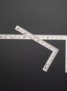 日本亲和小型曲尺三寸法师12101五寸12103钢角尺直角12416