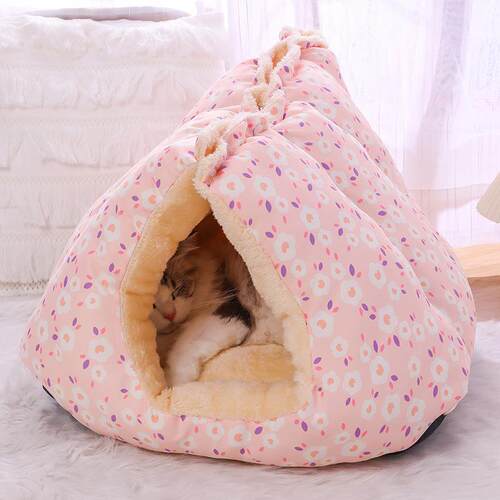 2026新款冬季睡觉保暖猫咪窝沙发窝可封闭多用创意窝加绒加厚狗窝