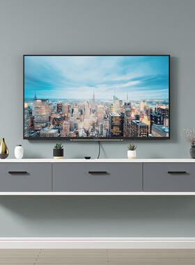 A9L挂遮家用悬空电视柜壁式全F7678JJ9门挡小户加型路由收纳柜卧