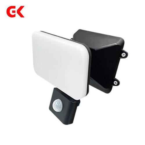 单中式墙10W遥控感应投光灯头等户外人体红KMR517B外灯感应庭院花