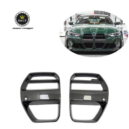 源头实力工厂适用于宝马BMW G80 M3 G82 M4 VOR款碳纤维中网改装