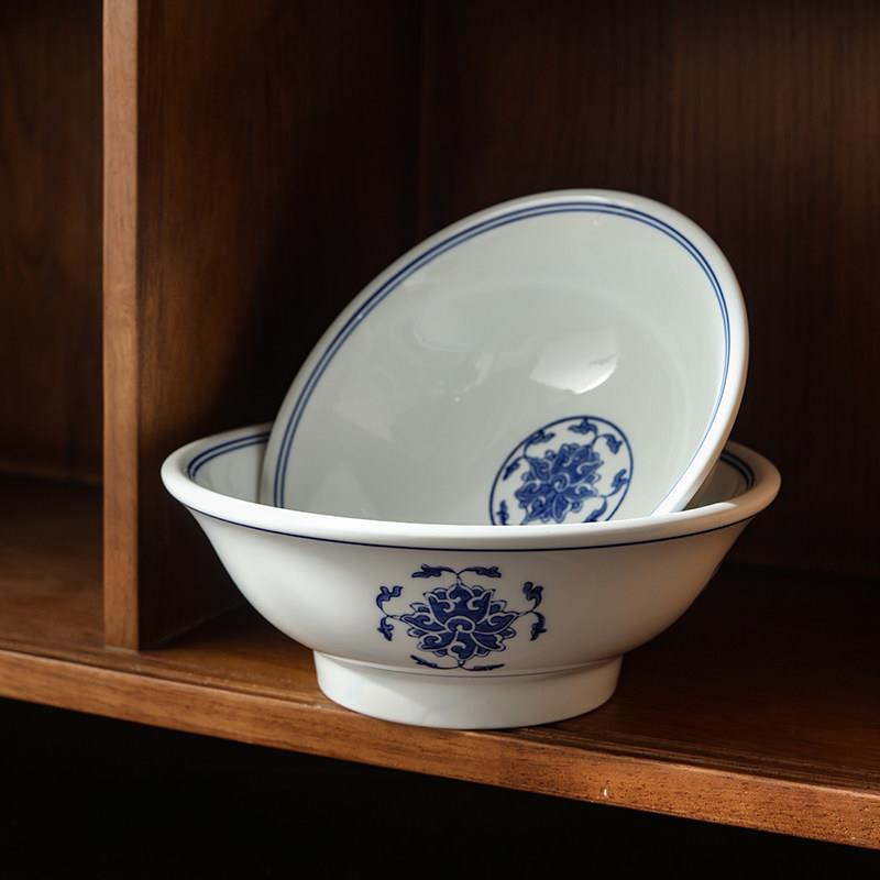 湘菜小炒碗餐具专用碗特色餐具大碗辣椒炒肉菜碗加厚耐用耐磨损