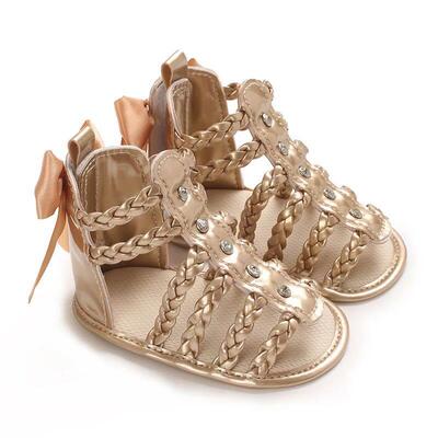 Fashionable baby shoes summer girls high cut hollow sandals