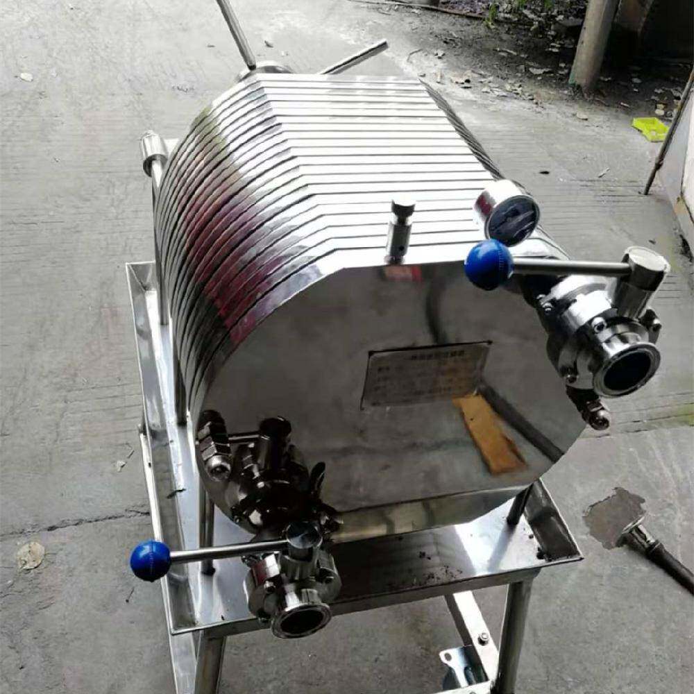 不锈钢板框过滤器 啤酒果汁过滤机 多层压滤过滤器 304材质