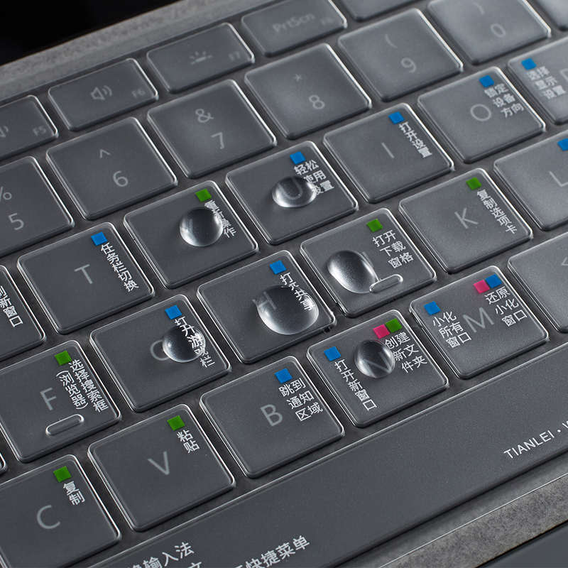 适用微软surface pro8键盘膜laptop2电脑5平板4保护book笔记本7配