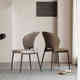 简约现代餐椅家用轻奢意式 餐桌椅子奶油风设计师酒店餐厅靠背凳子
